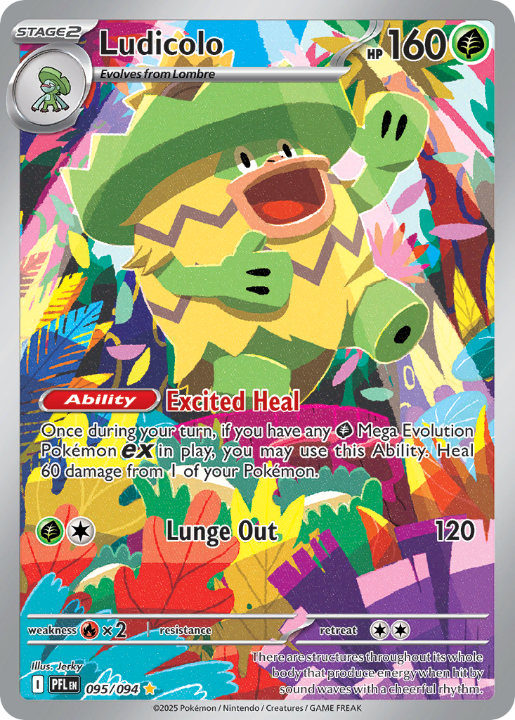 Ludicolo 95/94, Phantasmal Flames Pokémon card