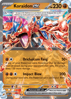 Koraidon ex 121/217, Ascended Heroes