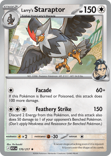 Larry's Staraptor 170/217 from Ascended Heroes