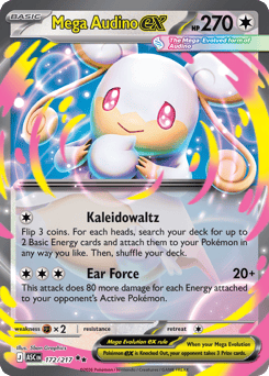 Mega Audino ex 172/217, Ascended Heroes