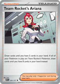 Team Rocket's Ariana 202/217 Ascended Heroes