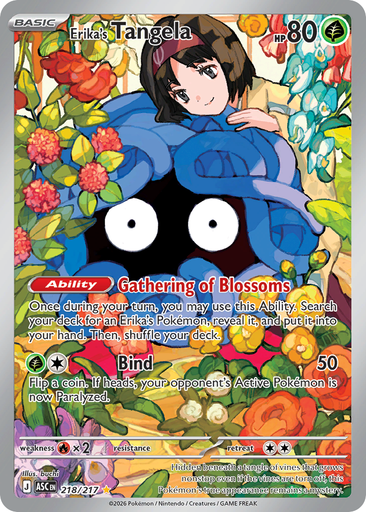 Erika's Tangela 218/217, Ascended Heroes Pokémon card