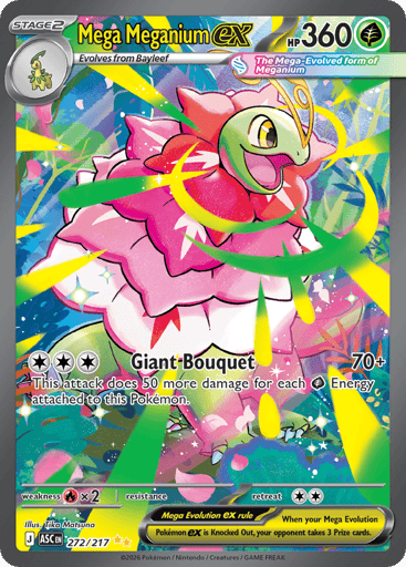 Mega Meganium ex 272/217 from Ascended Heroes