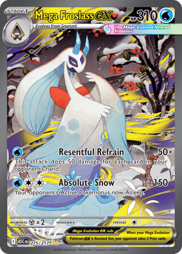 Mega Froslass ex 275/217 from Ascended Heroes