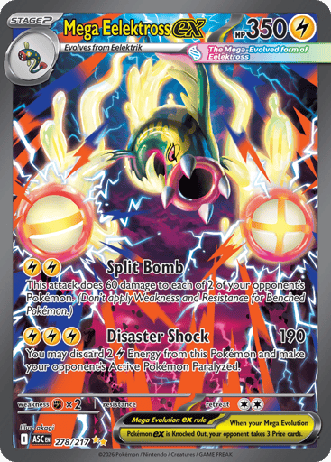 Mega Eelektross ex 278/217 from Ascended Heroes