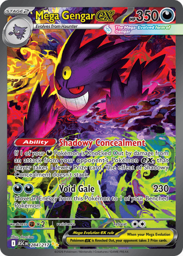 Mega Gengar ex 284/217 from Ascended Heroes
