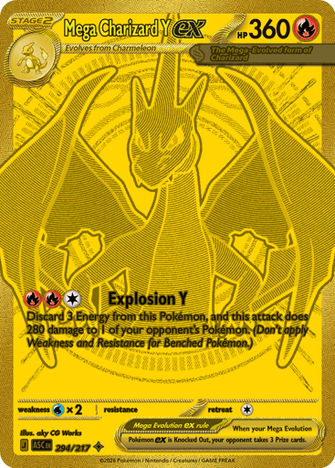 Mega Charizard Y ex 294/217 from Ascended Heroes