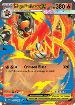 Mega Emboar ex 31/217, Ascended Heroes
