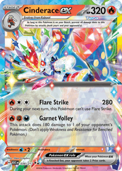 Cinderace ex 38/217, Ascended Heroes