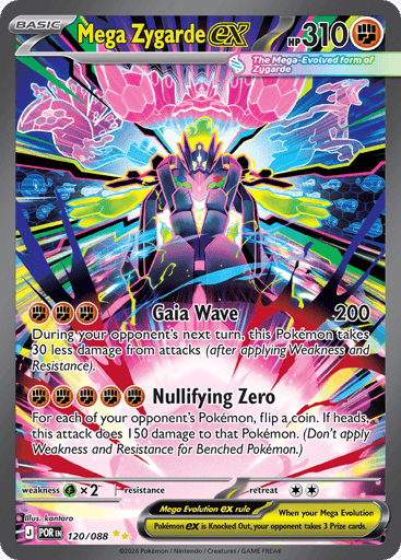 Mega Zygarde ex 120/88 from Perfect Order