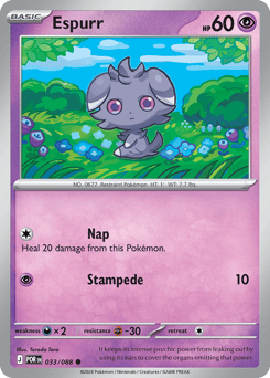 Espurr 33/88, Perfect Order