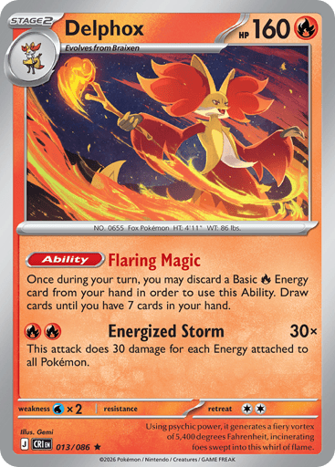 Delphox 13/86 from Chaos Rising