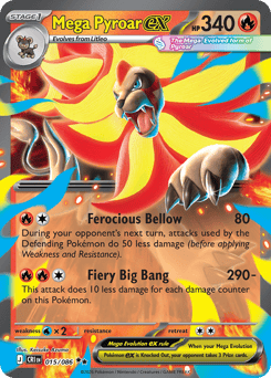 Mega Pyroar ex 15/86, Chaos Rising