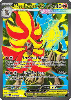 Mega Pyroar ex 99/86, Chaos Rising