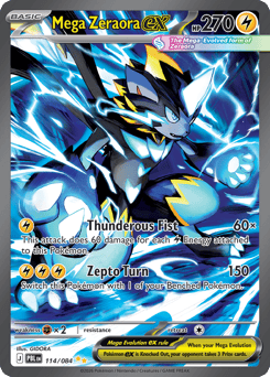 Mega Zeraora ex 114/84, Pitch Black