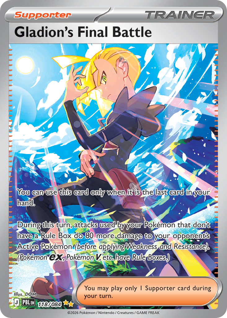 Gladion's Final Battle 118/84, Pitch Black Pokémon card