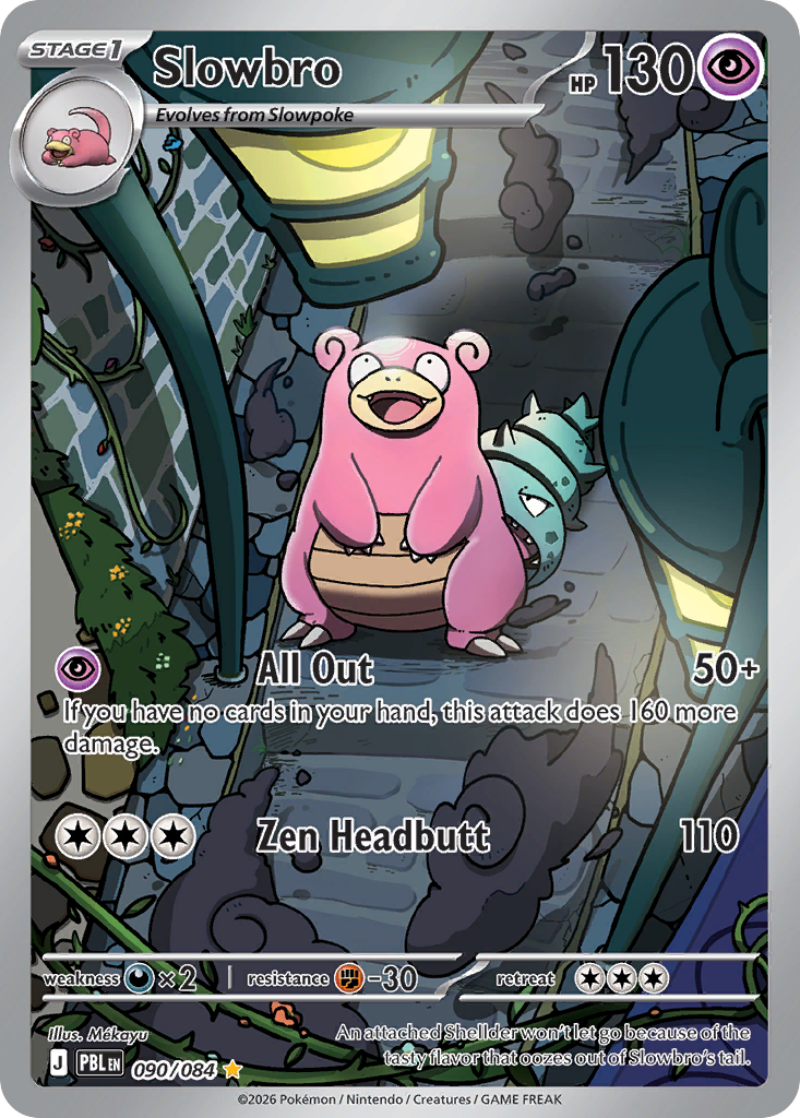 Slowbro 90/84, Pitch Black Pokémon card