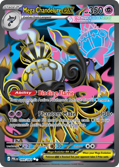 Mega Chandelure ex 99/84, Pitch Black