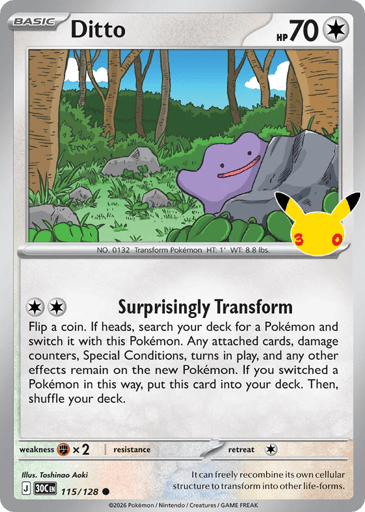 Ditto 115/128 from 30th Celebration