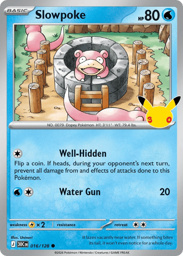 Slowpoke 16/128 from 30th Celebration