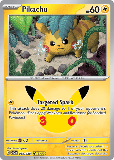 Pikachu 38/128 from 30th Celebration