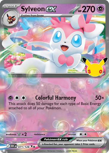 Sylveon ex 71/128 from 30th Celebration