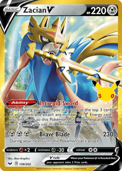 Zacian V 138/30, 30th Celebration: Classic Collection