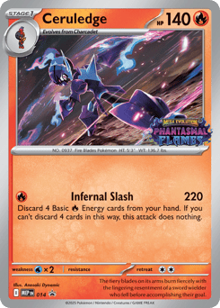 Ceruledge 14/71, Mega Evolution Black Star Promos