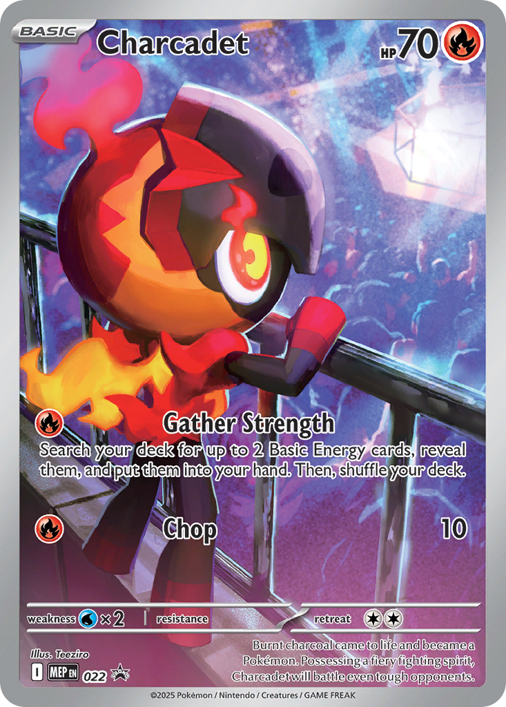 Charcadet 22/71, Mega Evolution Black Star Promos Pokémon card