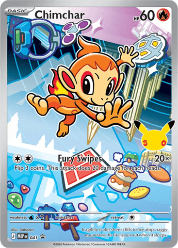 Chimchar 41/71 from Mega Evolution Black Star Promos