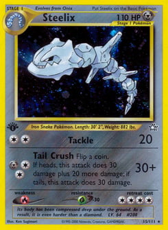 1st Edition Steelix 15/111, Neo Genesis