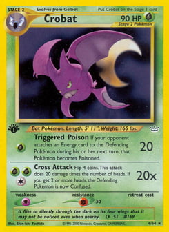 1st Edition Crobat 4/64, Neo Revelation