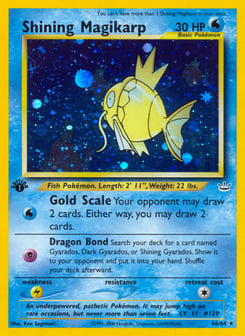 1st Edition Shining Magikarp 66/64, Neo Revelation