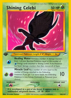 1st Edition Shining Celebi 106/105, Neo Destiny