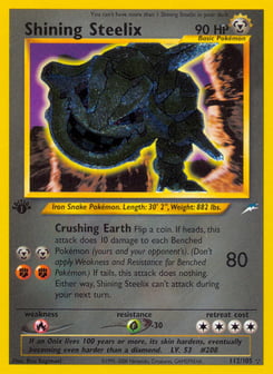 1st Edition Shining Steelix 112/105, Neo Destiny