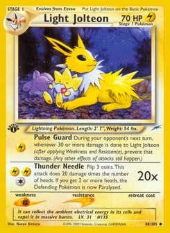 Light Jolteon 48/105, Neo Destiny