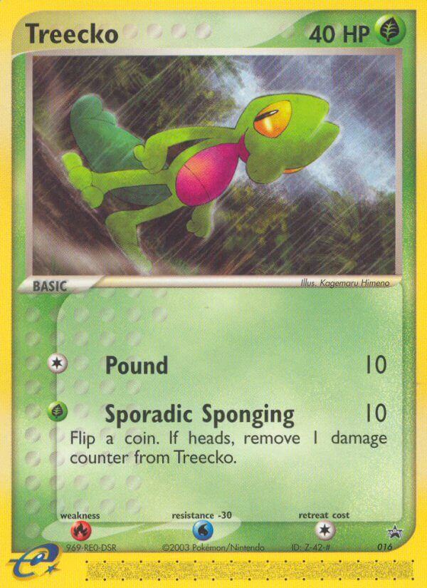 Treecko 16/40, Nintendo Black Star Promos Pokémon card