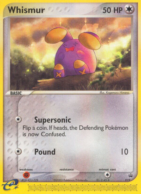 Whismur 19/40, Nintendo Black Star Promos Pokémon card