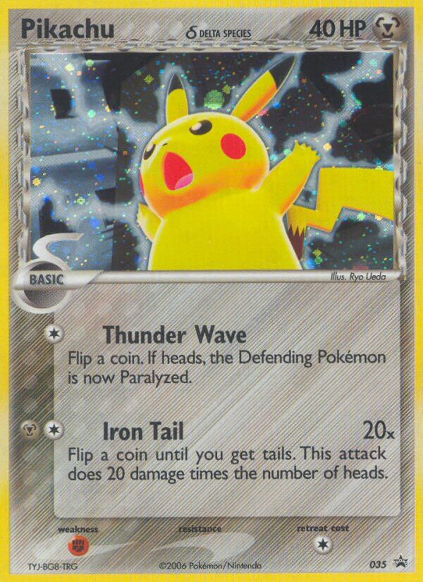 Pikachu δ 35/40, Nintendo Black Star Promos Pokémon card