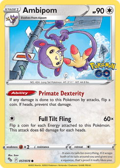 Ambipom 57/78, Pokémon GO