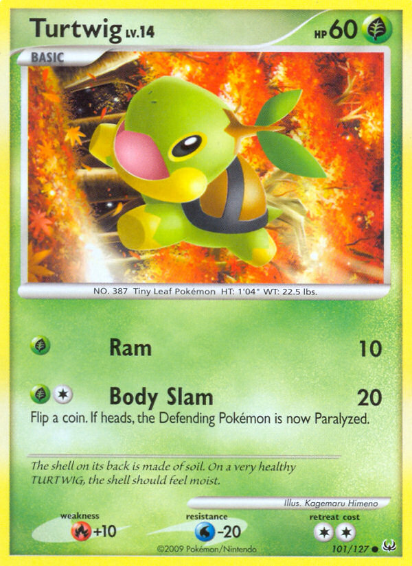Turtwig 101/127, Platinum Pokémon card