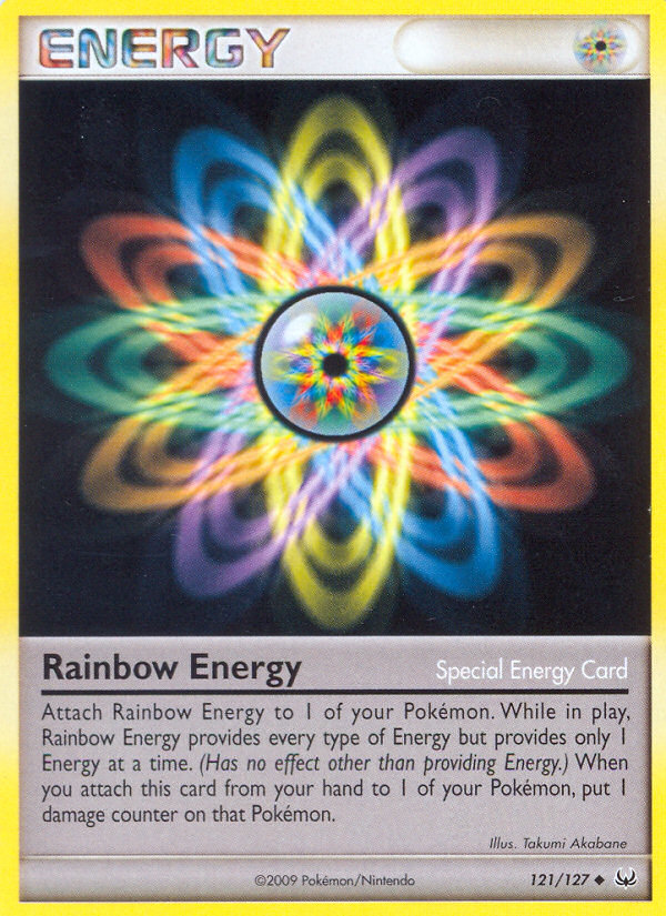Rainbow Energy 121/127, Platinum Pokémon card