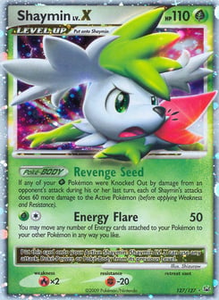 Shaymin LV.X 127/127, Platinum