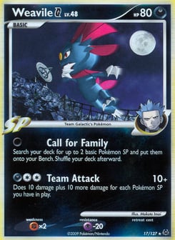 Weavile G 17/127, Platinum