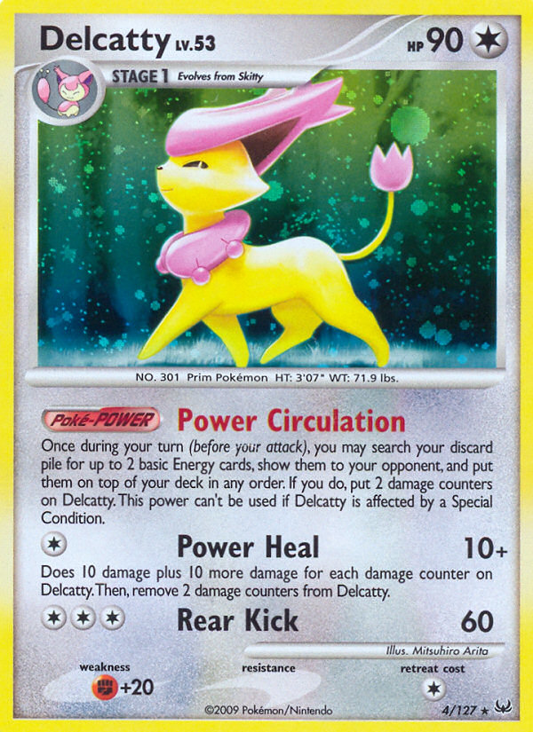 Delcatty 4/127, Platinum Pokémon card