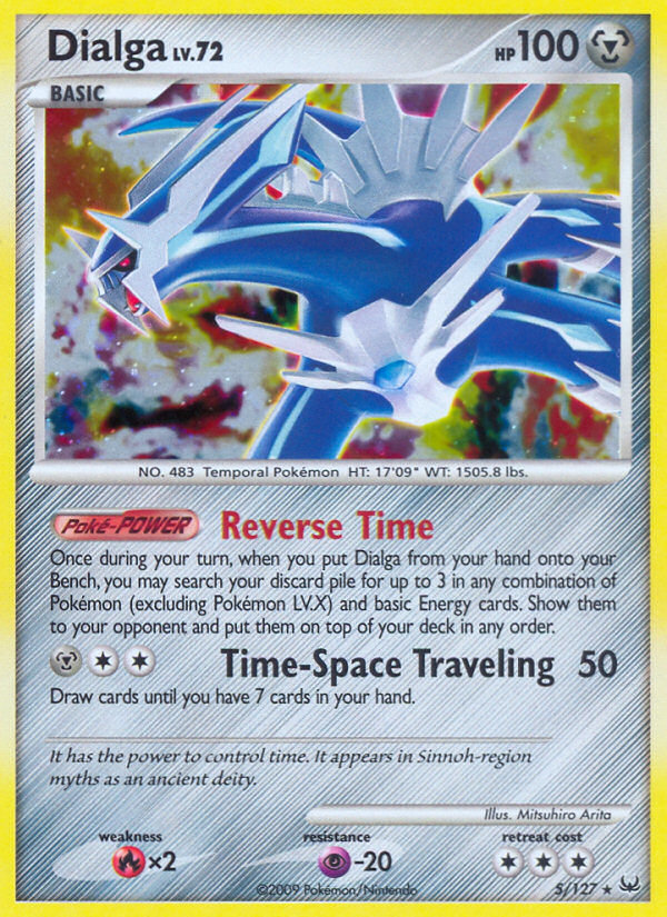 Dialga 5/127, Platinum Pokémon card