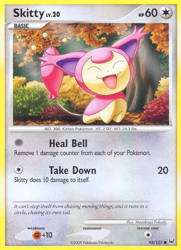 Skitty 93/127, Platinum Pokémon card