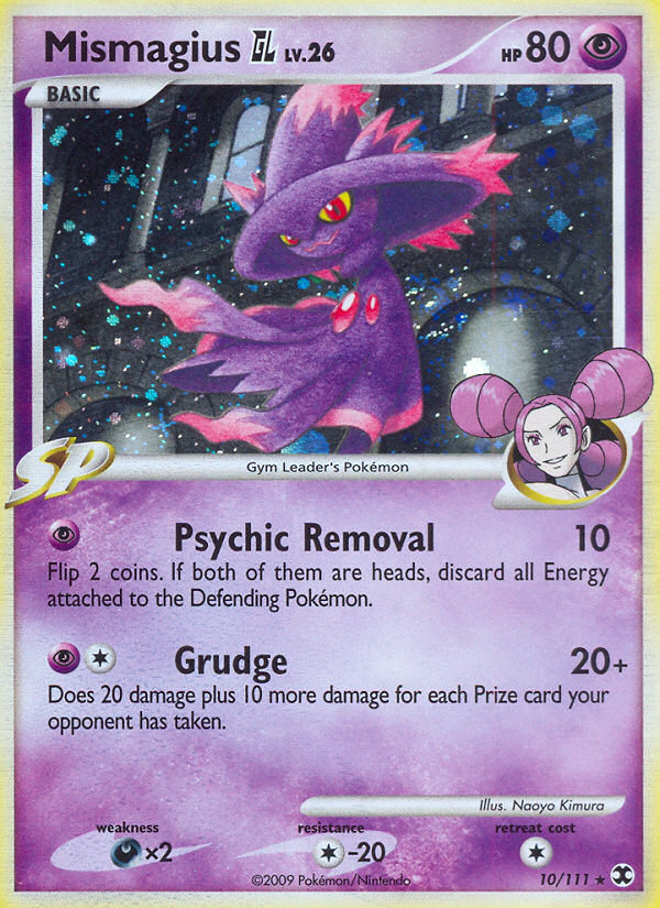 Mismagius GL 10/111, Rising Rivals Pokémon card