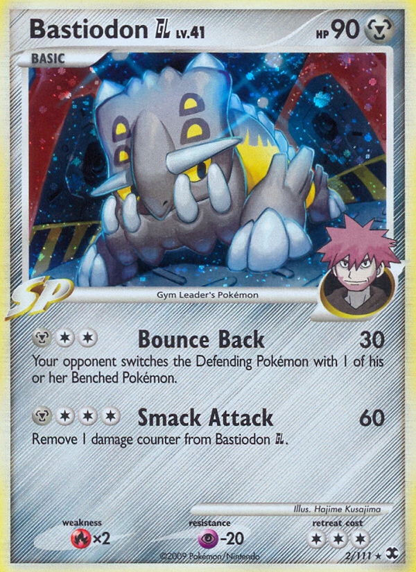 Bastiodon GL 2/111, Rising Rivals Pokémon card