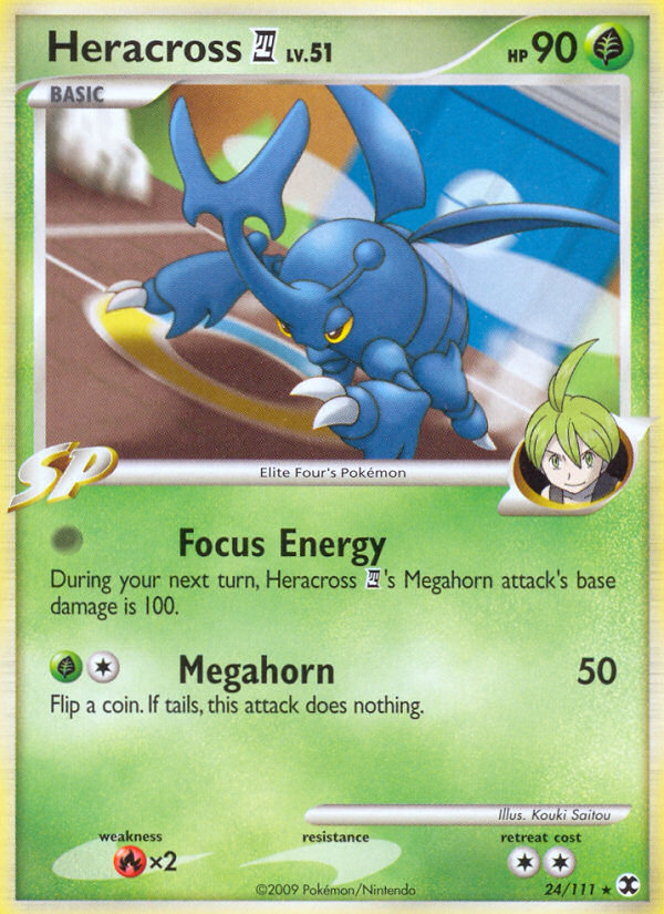 Heracross E4 24/111, Rising Rivals Pokémon card